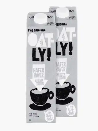 Flink 2x Oatly Haferdrink Barista Edition 1l aanbieding