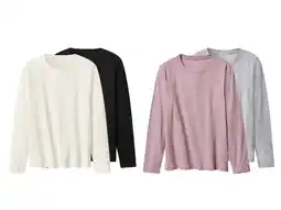 Lidl esmara Set van 2 dames shirts met lange mouwen aanbieding
