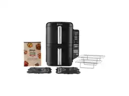 MediaMarkt Ninja Sl300eu Double Stack Airfryer aanbieding