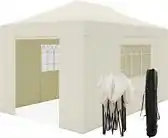 Praxis LifeGoods Partytent - Beige - 3x4.5m - Easy Up/Waterdicht/Zijwanden aanbieding