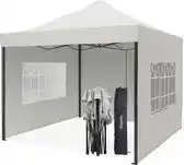 Praxis LifeGoods Partytent - Wit - 3x3m - Easy Up/Waterdicht/Zijwanden aanbieding