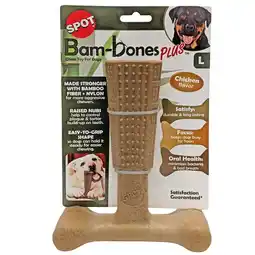 Welkoop Spot Bam-Bones Plus Easy Grip Kip - Kauwspeelgoed - L - 18x14x5,5 cm aanbieding