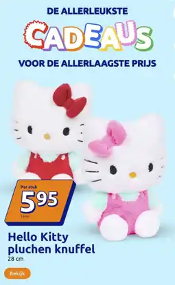 Action Hello Kitty pluchen knuffel aanbieding