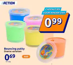 Action Bouncing putty aanbieding