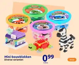 Action Mini-bouwblokken aanbieding
