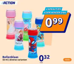 Action Bellenblaas aanbieding