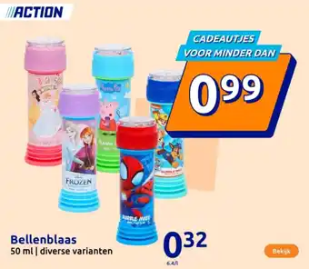 Action Bellenblaas aanbieding