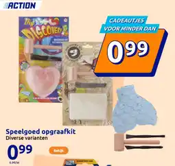 Action Speelgoed opgraafkit aanbieding
