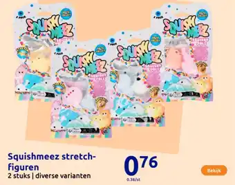 Action Squishmeez stretchfiguren aanbieding