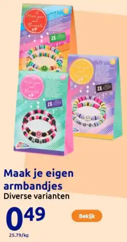 Action Maak je eigen armbandjes aanbieding