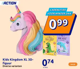 Action Kids Kingdom XL 3D figuur aanbieding