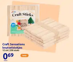 Action Craft Sensations knutselstokjes aanbieding