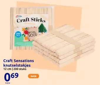 Action Craft Sensations knutselstokjes aanbieding