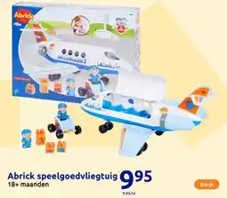 Action Abrick speelgoedvliegtuig aanbieding