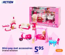 Action Mini-pop met accessoires aanbieding