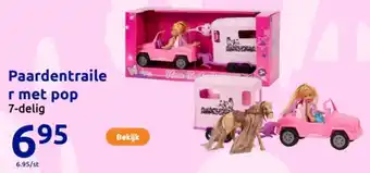 Action Paardentraile r met pop aanbieding