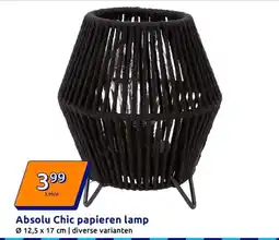 Action Absolu Chic papieren lamp aanbieding