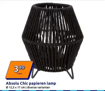 Action Absolu Chic papieren lamp aanbieding