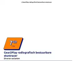 Action Gear2Play radiografisch bestuurbare stuntracer aanbieding