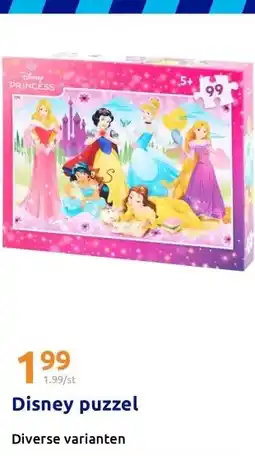 Action Disney puzzel aanbieding