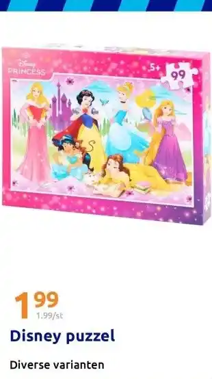 Action Disney puzzel aanbieding