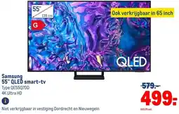 Makro Samsung 55 QLED smart-tv aanbieding