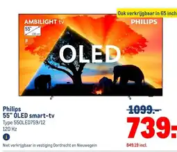 Makro Philips 55 OLED smart-tv aanbieding