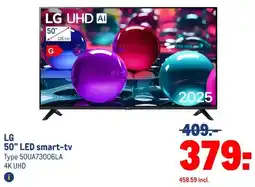 Makro LG 50 LED smart-tv aanbieding