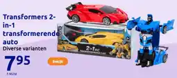 Action Transformers 2 in 1 transformerende auto aanbieding