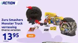 Action Zuru Smashers Monster Truck verrassing aanbieding