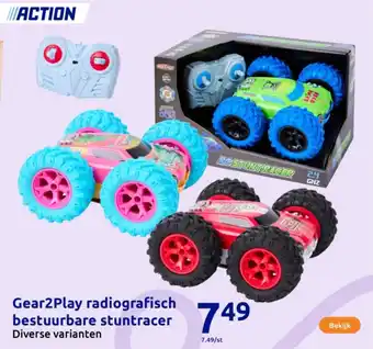 Action Gear2Play radiografisch bestuurbare stuntracer aanbieding
