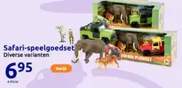 Action Safari-speelgoedset aanbieding