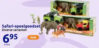 Action Safari-speelgoedset aanbieding