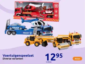 Action Voertuigenspeelset aanbieding