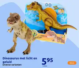 Action Dinosaurus met licht en geluid aanbieding