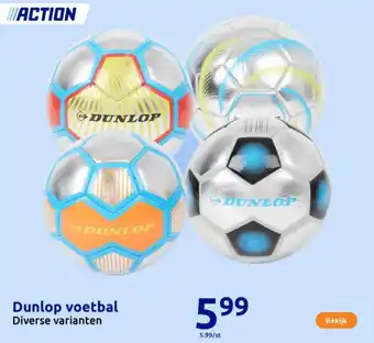 Action Dunlop voetbal aanbieding