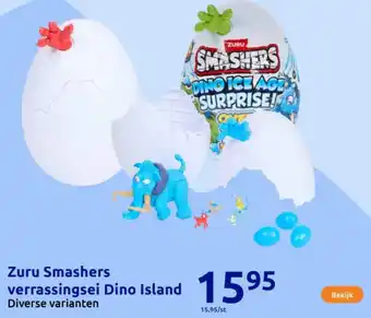 Action Zuru Smashers verrassingsei Dino Island aanbieding