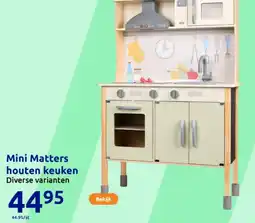 Action Mini Matters houten keuken aanbieding