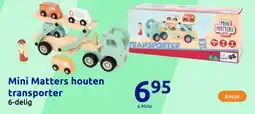 Action Mini Matters houten transporter aanbieding