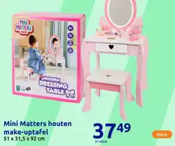 Action Mini Matters houten make-uptafel aanbieding