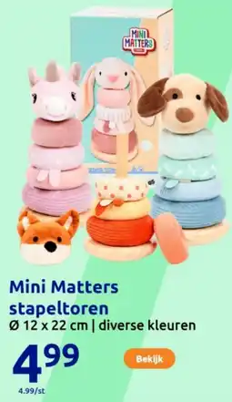 Action Mini Matters stapeltoren aanbieding