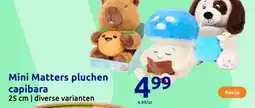 Action Mini Matters pluchen capibara aanbieding
