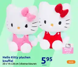 Action Hello Kitty pluchen knuffel aanbieding