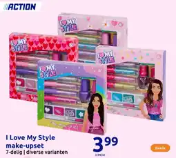 Action I Love My Style make-upset aanbieding
