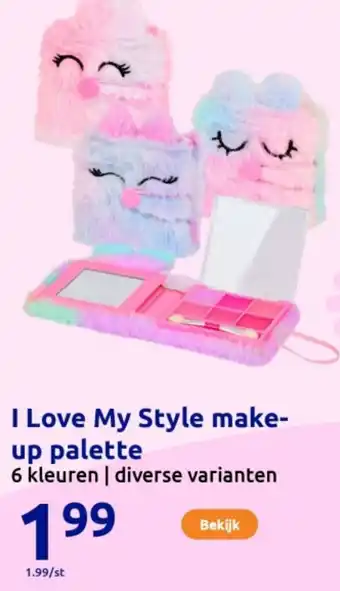 Action I Love My Style make-up palette aanbieding