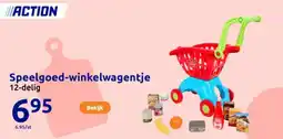 Action Speelgoed-winkelwagentje aanbieding