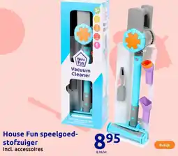 Action House Fun speelgoed stofzuiger aanbieding