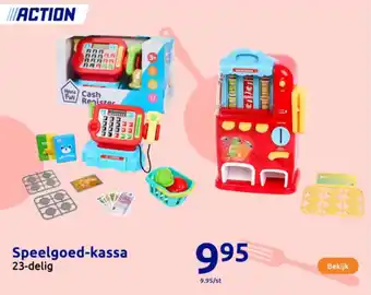 Action Speelgoed-kassa aanbieding