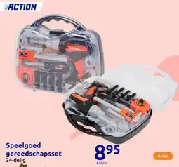 Action Speelgoed gereedschapsset aanbieding