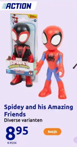 Action Spidey and his Amazing Friends aanbieding